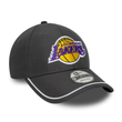 Bone Masculino New Era 9FORTY LA Lakers NBA Cinza-60691227- -3-